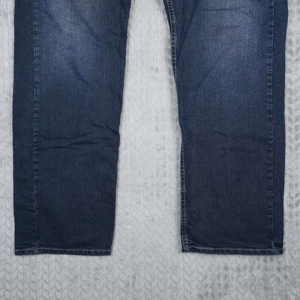 Levi's 505 Jeans Mens 38x32 Dark Wash Straight Leg Denim Regular Fit
